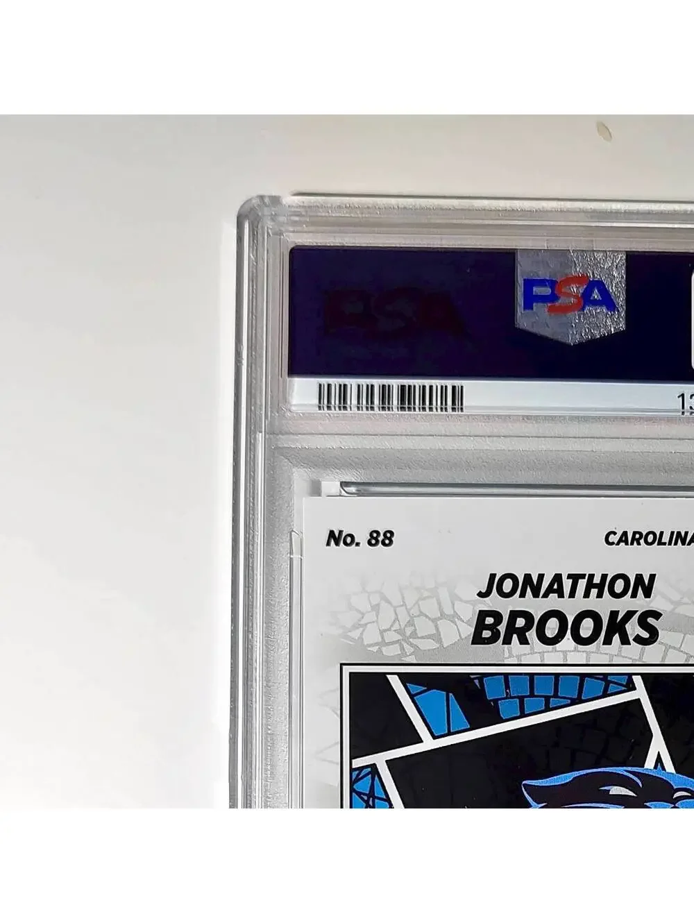 Jonathan Brooks Rookie 2024 Panini Sticker Collection 6/349 #88 Blue Foil PSA 9